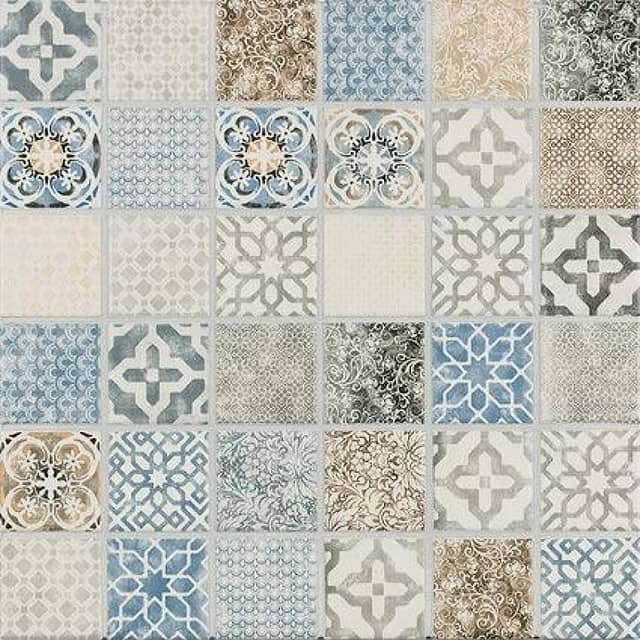 Противоскользящая керамическая мозаика, серия Pattern