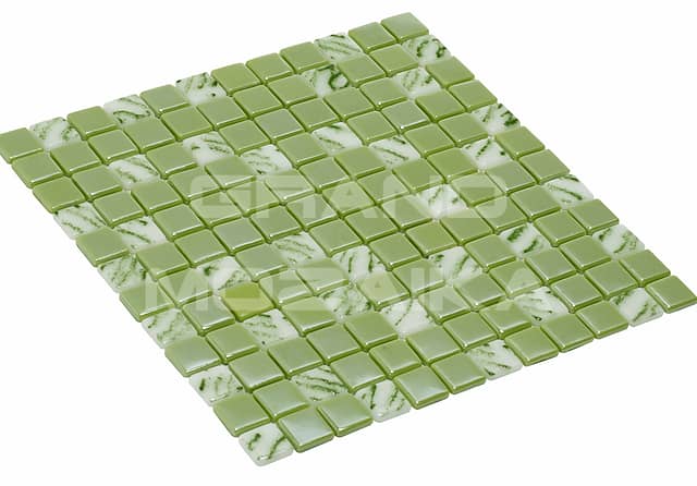 Высокоглянцевая стеклянная мозаика, серия Safir mix