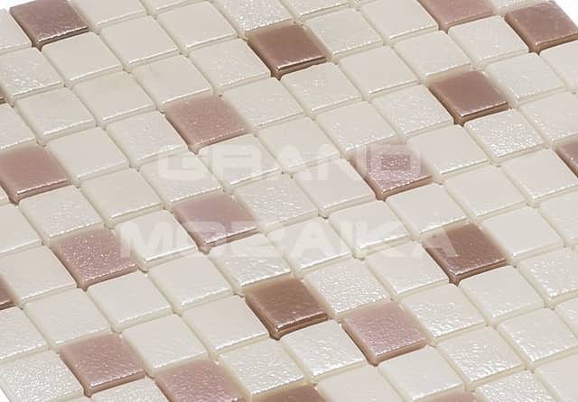 Высокоглянцевая стеклянная мозаика, серия Safir mix