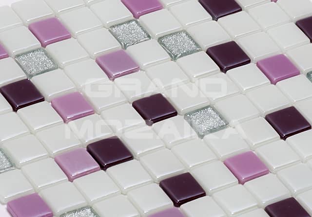 Высокоглянцевая стеклянная мозаика, серия Crystal Safir