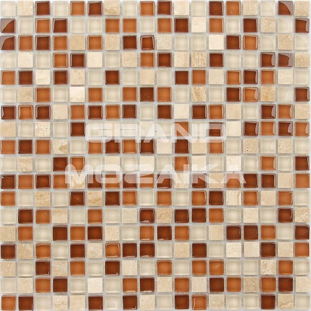 Тонкая мозаика из стекла и камня, серия Naturelle