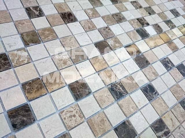 Тонкая мозаика из натурального камня, серия Pietrine Slim
