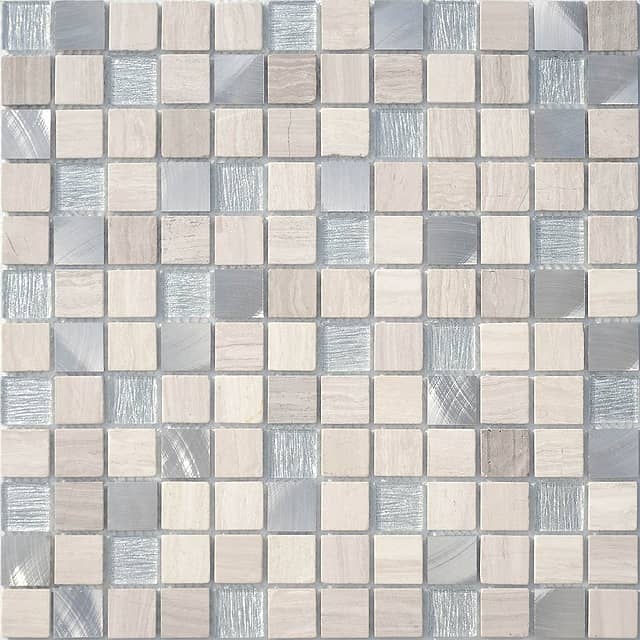 Микс мозаика с натуральным шелком, серия Silk Way