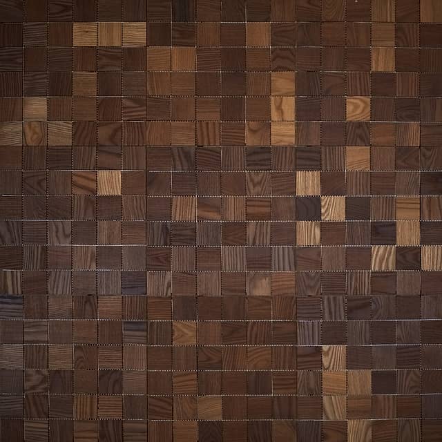 Крупная мозаика из термоясеня