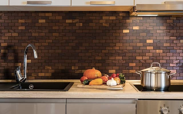 Мозаика из термоясеня