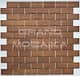 Деревянная мозаика (дуб), колеровка коньяк
