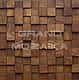 3D мозаика из дерева (дуб), колеровка коньяк