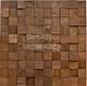 Колотая 3D мозаика из дерева (дуб), колеровка коньяк