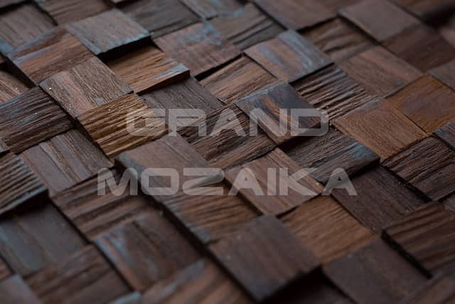 Колотая 3D мозаика из термоясеня, масловоск