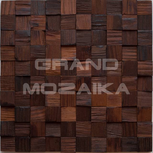 Колотая 3D мозаика из термоясеня, масловоск