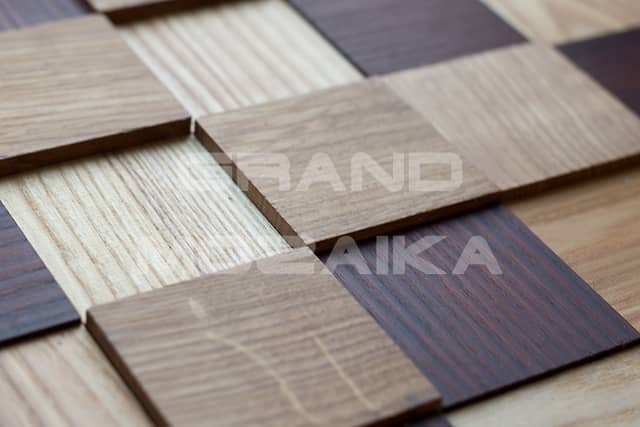 3D мозаика из дерева (дуб, ясень, термоясень)