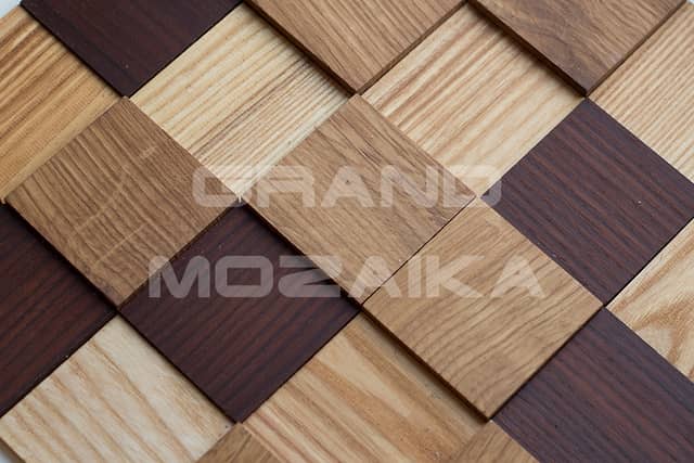 3D мозаика из дерева (дуб, ясень, термоясень)