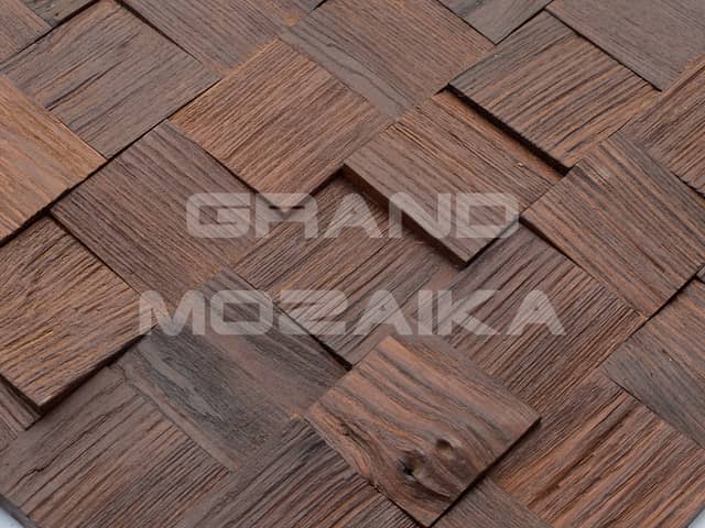 Колотая 3D мозаика со смещением из термоясеня