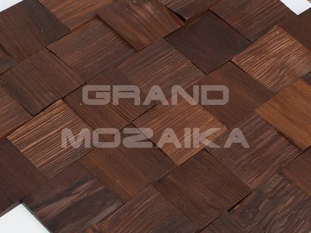 Колотая 3D мозаика со смещением из термоясеня