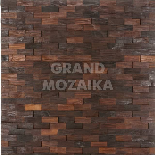 Колотая 3D мозаика со смещением из термоясеня
