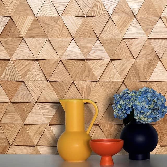  3D мозаика из дуба