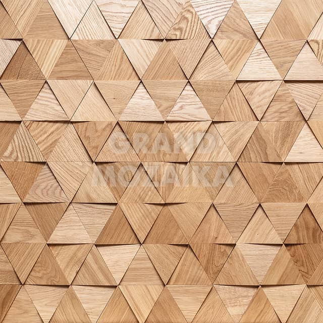  3D мозаика из дуба