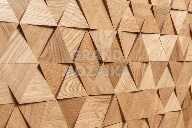  3D мозаика из дуба