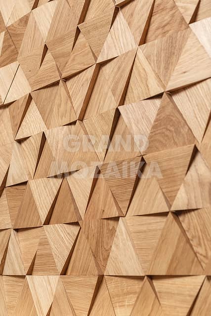  3D мозаика из дуба