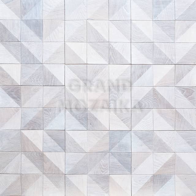 3d деревянная мозаика (белый масловоск), серия Аравия