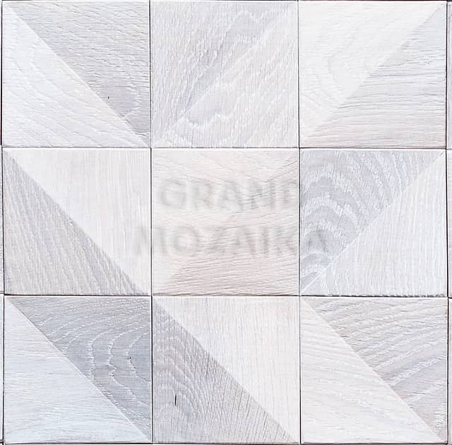 3d деревянная мозаика (белый масловоск), серия Аравия