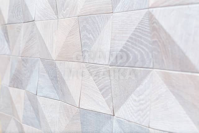 3d деревянная мозаика (белый масловоск), серия Аравия