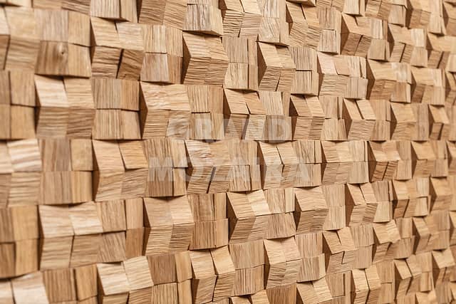 3D мозаика из дуба (масловоск бесцветный)