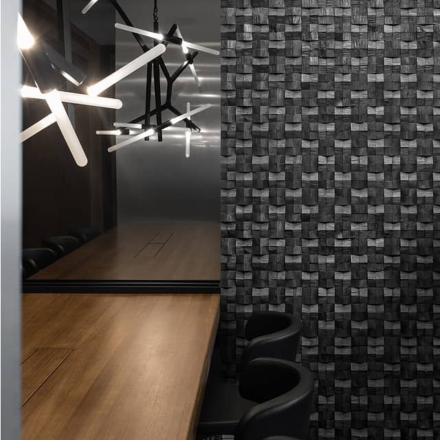 3D мозаика из дуба (масловоск эбен)