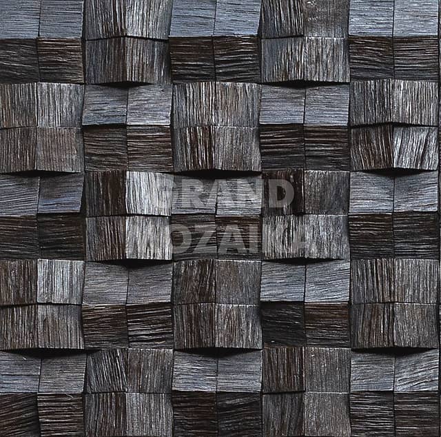 3D мозаика из дуба (масловоск эбен)
