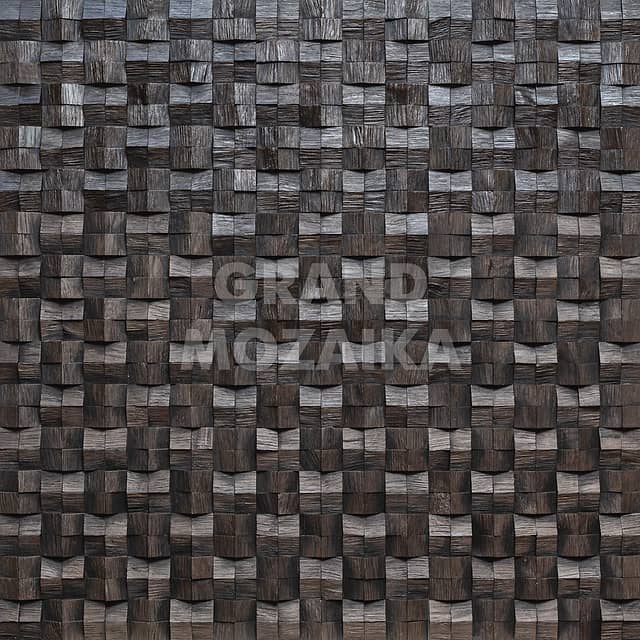 3D мозаика из дуба (масловоск эбен)