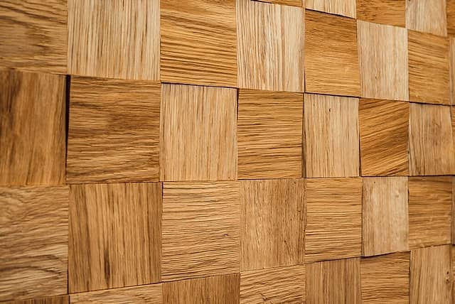 Колотая 3D мозаика из дерева (дуб), бесцветный