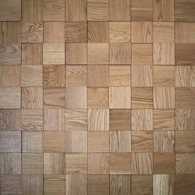 3D мозаика из дерева (дуб), колеровка натур