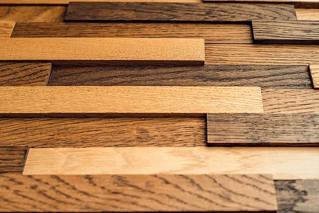 3D мозаика из дерева (дуб), колеровка натур, орех, венге