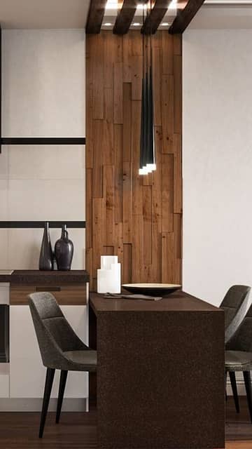 Шлифованная 3D мозаика из дерева (дуб), колеровка натур