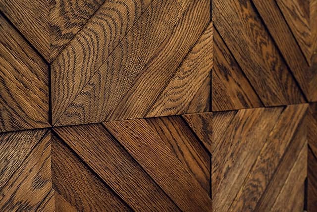 3D мозаика из дерева (дуб), колеровка венге