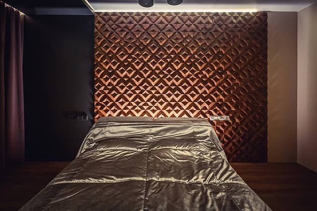 3D мозаика из дерева (дуб), колеровка венге