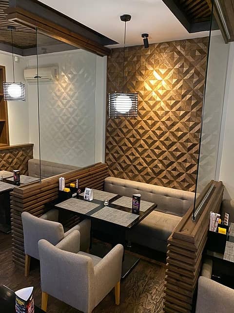 3D мозаика из дерева (дуб), колеровка венге