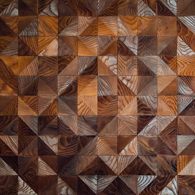 3D мозаика из дерева (термоясень), колеровка натур