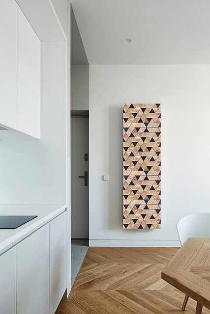 3D мозаика из дерева (дуб, термоясень), бесцветный