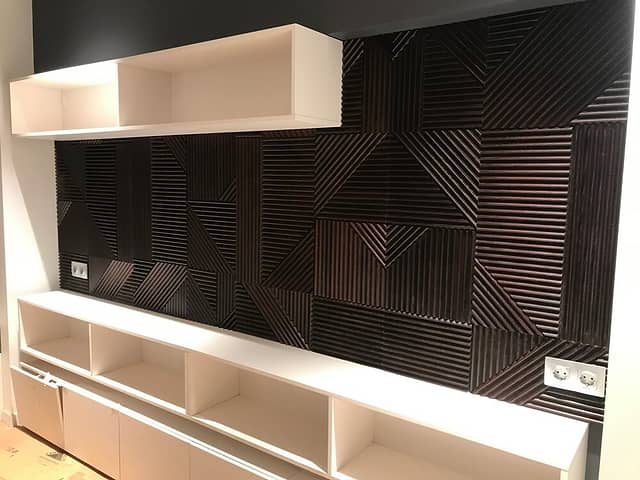 3D мозаика из дерева (термоясень), колеровка натур