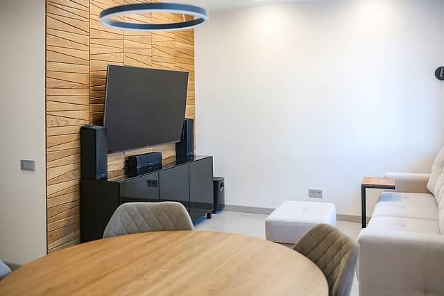 3D мозаика из дерева (дуб), колеровка орех