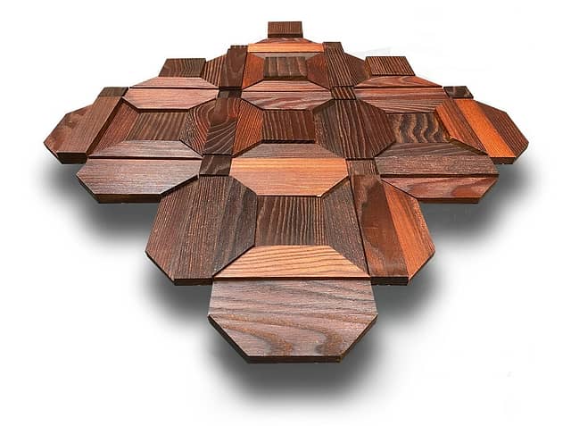 3D мозаика из дерева (термоясень), колеровка натур