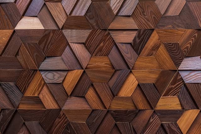 3D мозаика из дерева (термоясень), колеровка натур