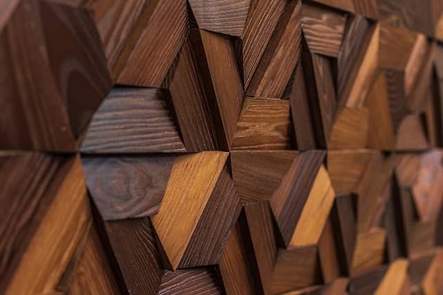 3D мозаика из дерева (термоясень), колеровка натур