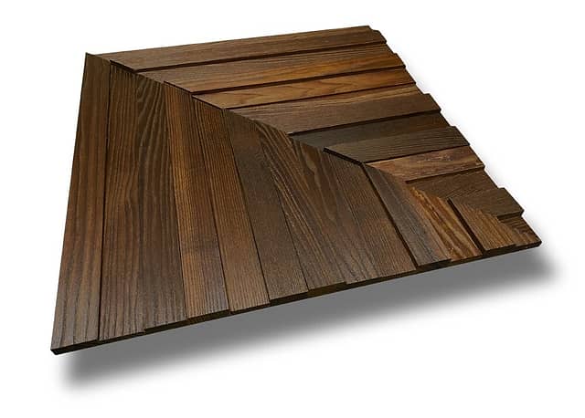 3D мозаика из дерева (термоясень), колеровка натур