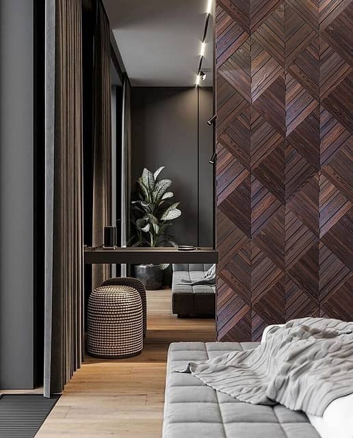 3D мозаика из дерева (термоясень), колеровка натур