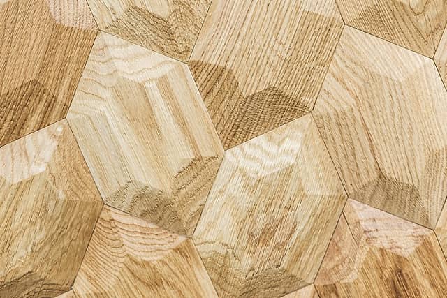 3D мозаика из дерева (дуб), колеровка натур