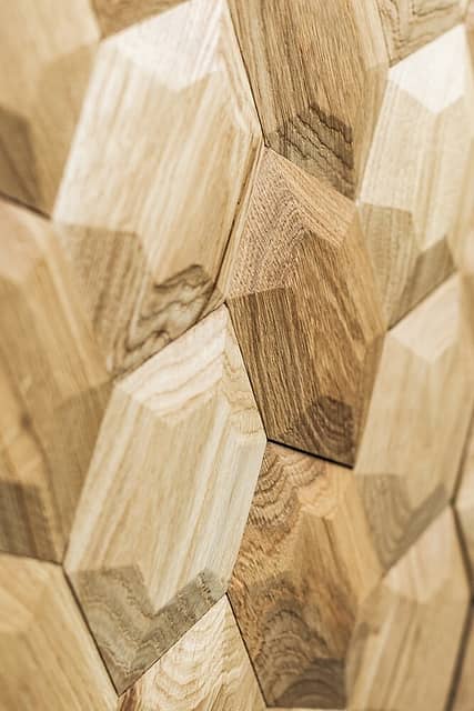 3D мозаика из дерева (дуб), колеровка натур