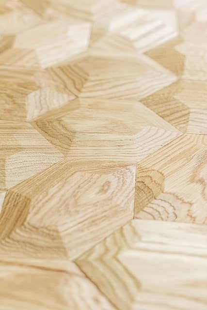 3D мозаика из дерева (дуб), колеровка натур