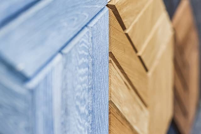 3D мозаика из дерева (дуб), колеровка натур